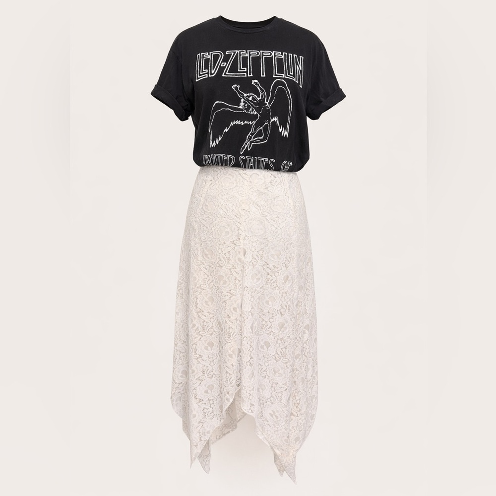 LED Zeppelin Edition! Band tee to midi! Lace dress. 🎸The Remix Collection 🥁